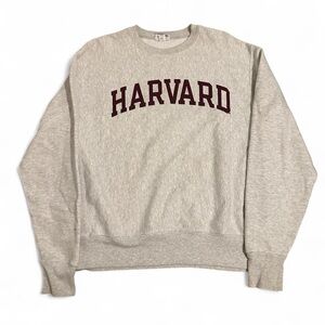 Heather Grey Harvard Champion Crewneck